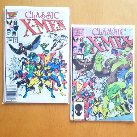 1980s Marvel Comics Classic X Men No. 1 & 2 !!!